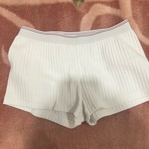 BRANDY MELVILLE BOYSHORT WHITE RIBBED INTIMATE UNDERWEAR ORIGINAL ITEM ONE SIZE
